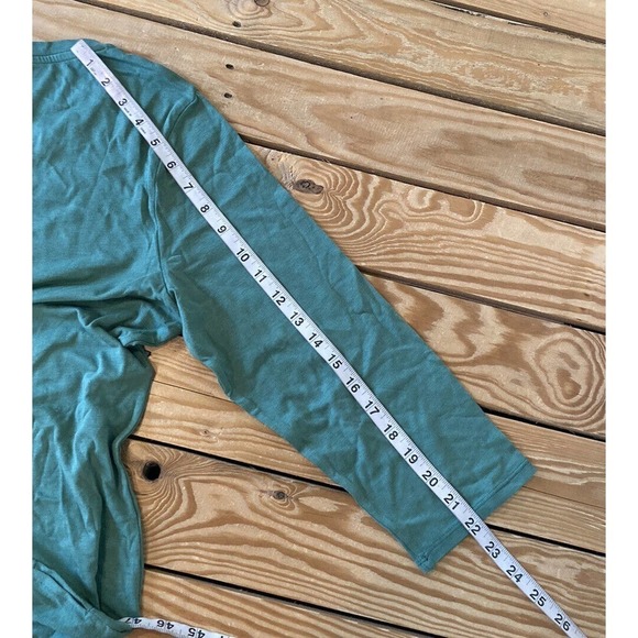 NEW Cuddl Duds Set of 2 3/4 Sleeve Tops Size Large Women’s Peach Ivy - Picture 9 of 10